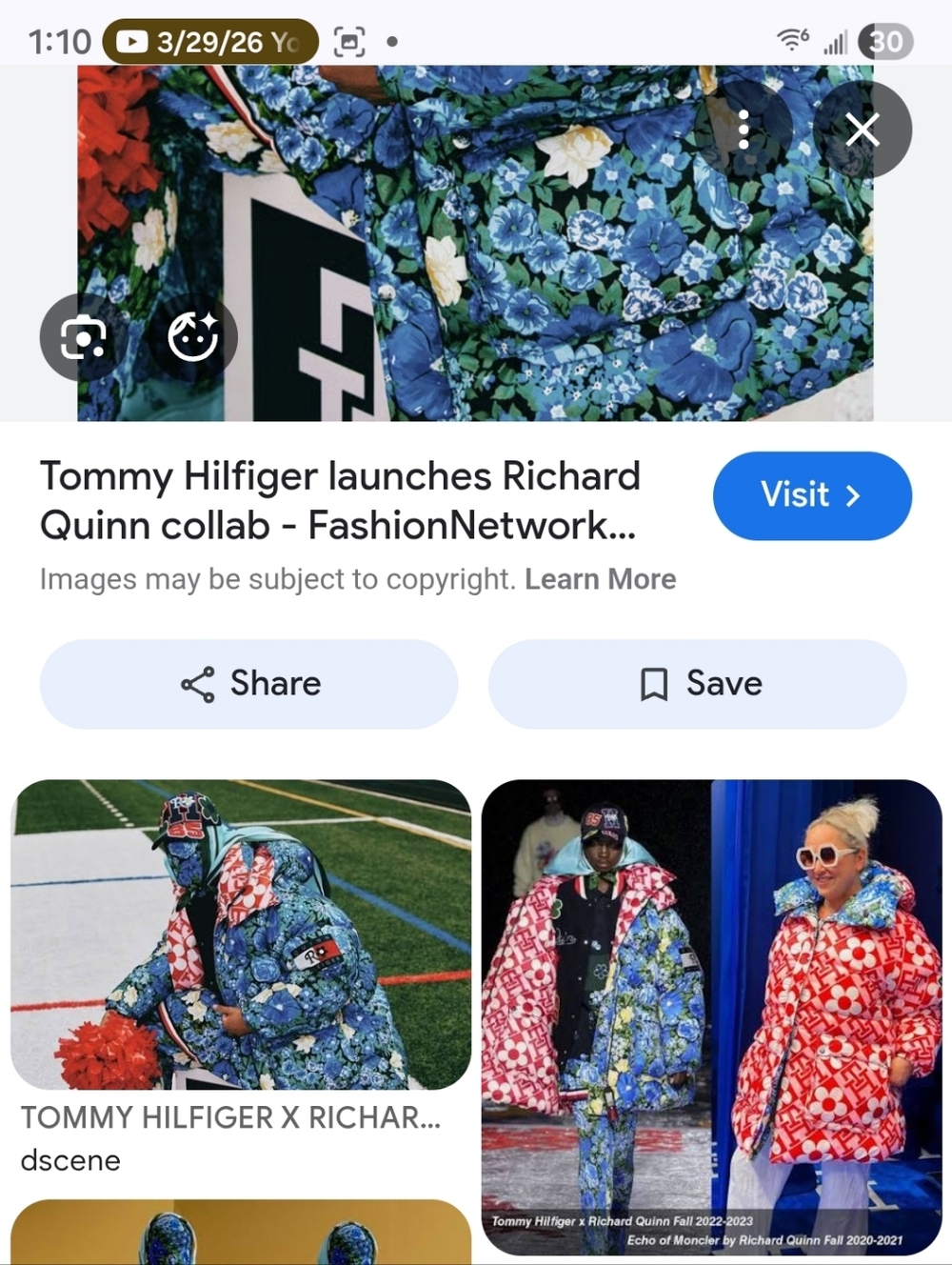Tommy Hilfiger x Richard Quinn Jacket - Picture 11 of 12